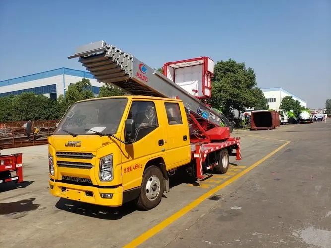 廊坊广阳附近云梯车出租 砂石搬运